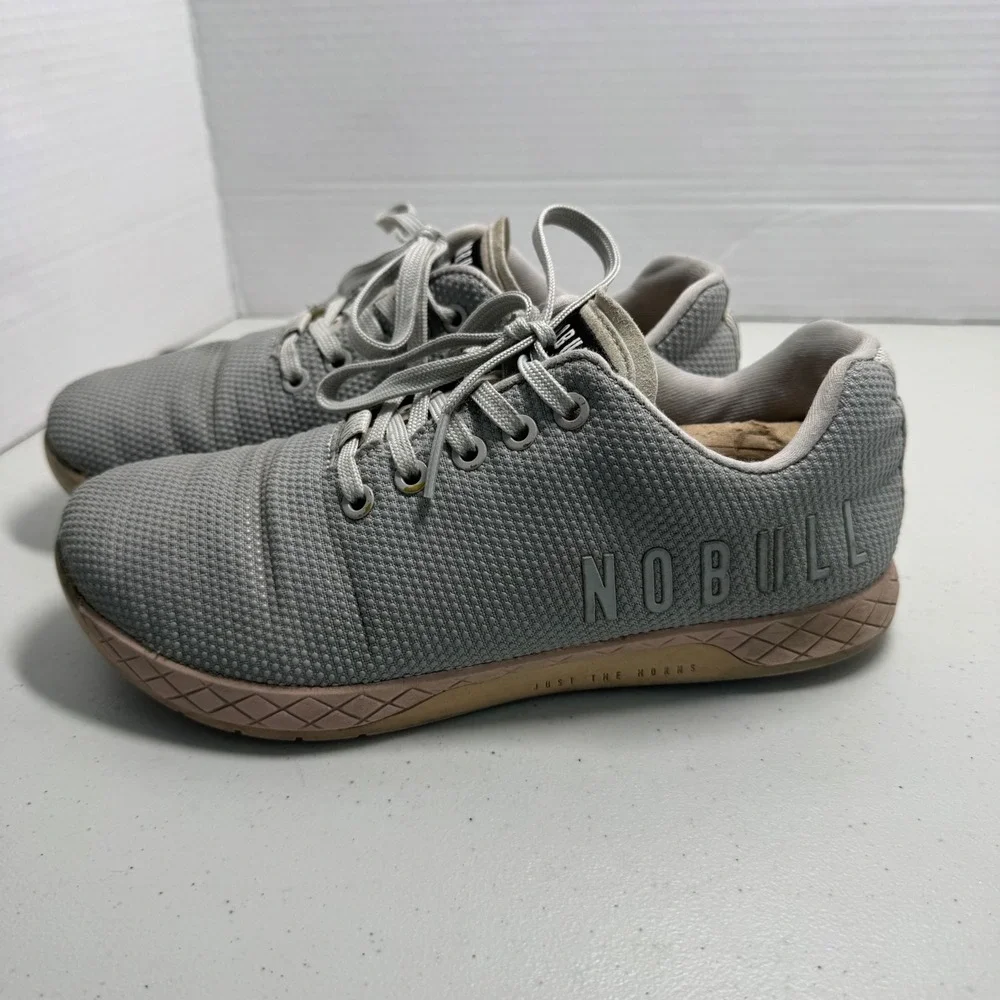 CrossFit‎ Training Women Size 8 NOBULL SuperFabric Trainer Grey Gum Sole Shoes